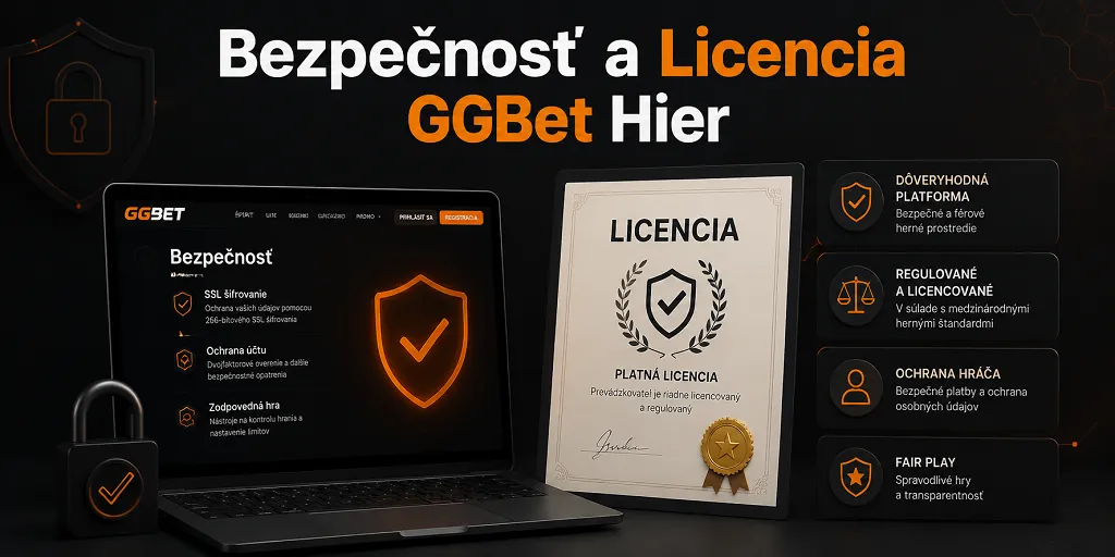 Bezpečnosť a Licencia GGBet Hier